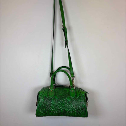 Pre-Owned Aphison Green Leather Handbag