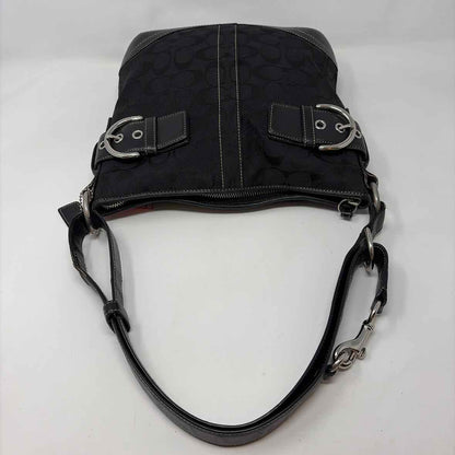 Pre-Owned Coach Black Fabric Handbag