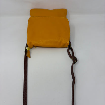 Pre-Owned Aurora Orange Leather Handbag