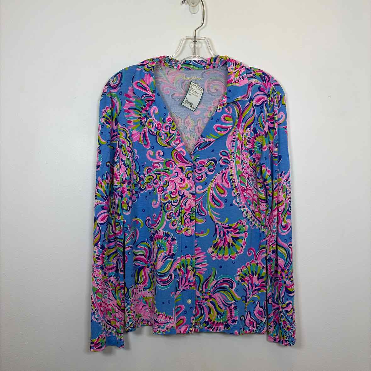 Pre-Owned Size S Lilly Pulitzer Blue Multi Top
