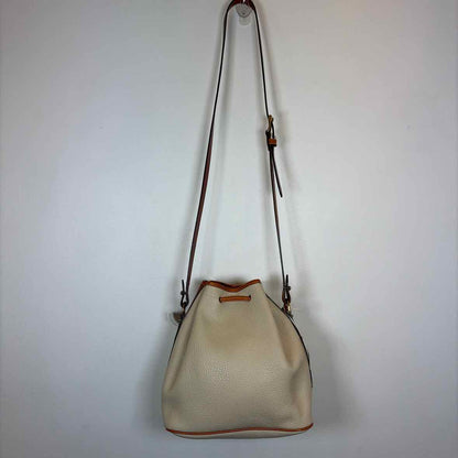 Pre-Owned Dooney & Bourke Cream Leather Handbag