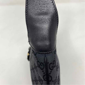 Pre-Owned Gucci Black Canvas Designer Handbag