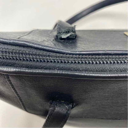 Pre-Owned Gucci Black Leather Designer Handbag