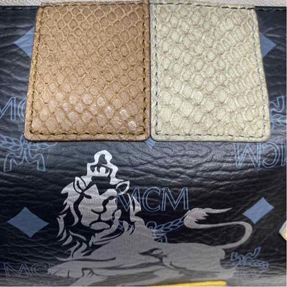 Pre-Owned MCM Black Multi Leather Designer Handbag