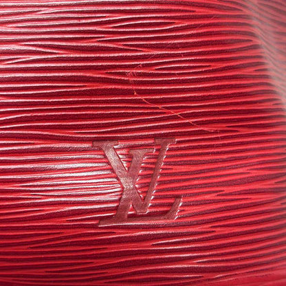 Pre-Owned Louis Vuitton Red Leather Designer Handbag