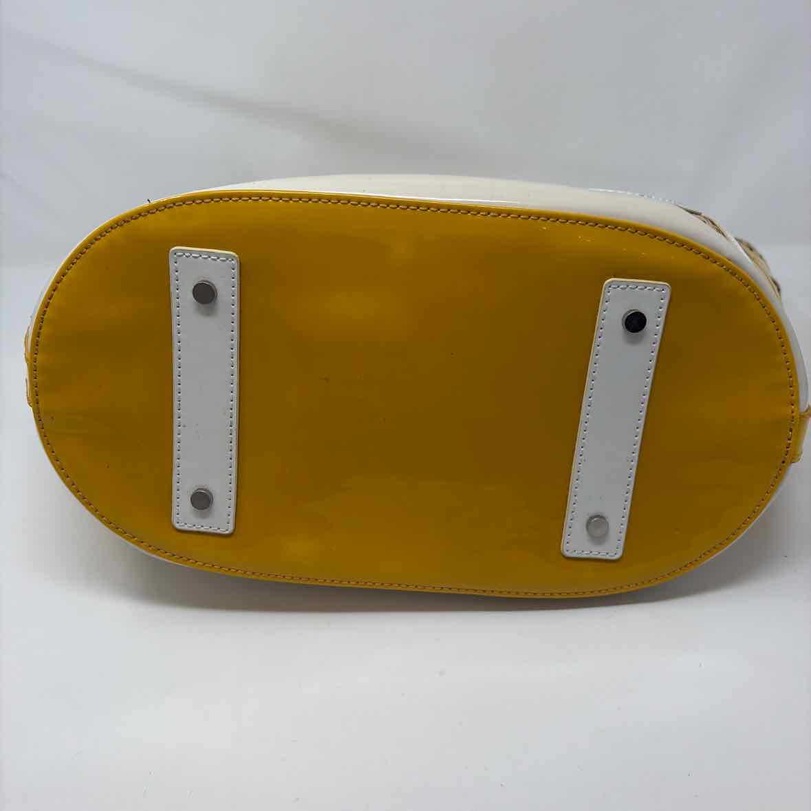 Pre-Owned Pa- Tou-Tou Yellow Multi Woven Handbag