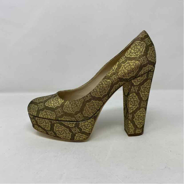 Pre-Owned Shoe Size 8 Stella McCartney Gold Heels