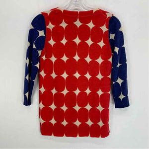 Pre-Owned Size XS J Crew Red W/ Blue Sweater