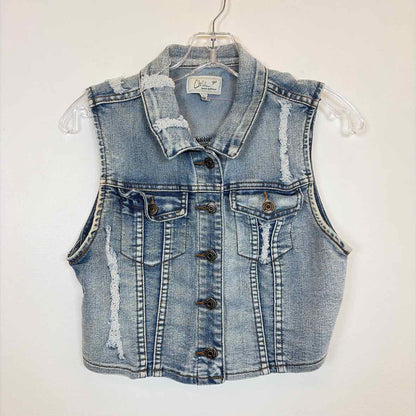 Pre-Owned Size L ChiOle Denim Vest