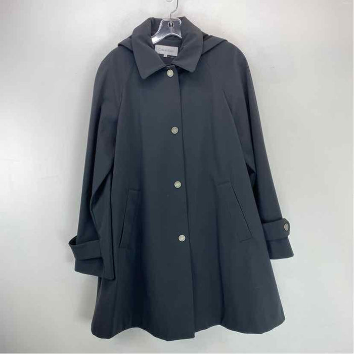 Pre-Owned Size S Calvin Klein Dark Grey Coat