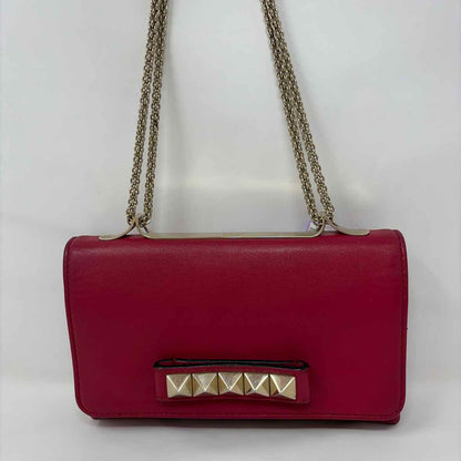 Pre-Owned Valentino Pink Leather Designer Handbag