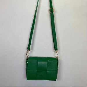 Pre-Owned Made in Italy Green Leather Handbag