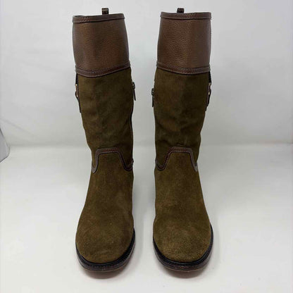 Pre-Owned Shoe Size 9.5 Tory Burch Green Multi Boots