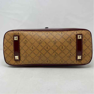 Pre-Owned LAMB Cognac Canvas Handbag