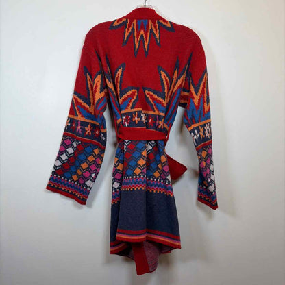 Pre-Owned Size S Baciano Red Multi Sweater
