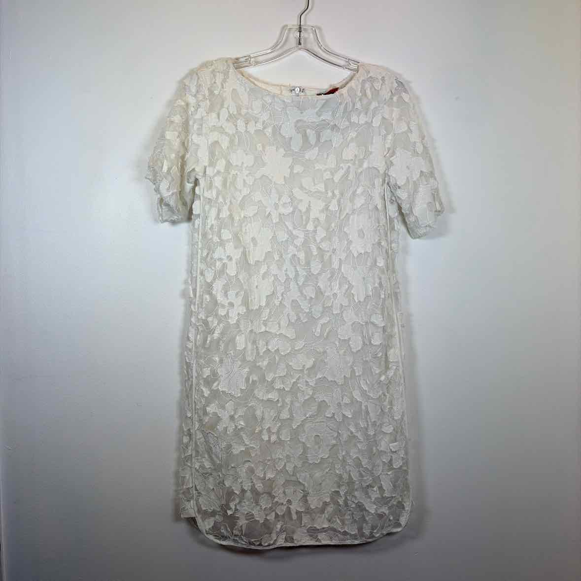 Pre-Owned Size S Roberta Freyman White Casual Dress