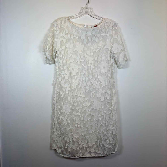 Pre-Owned Size S Roberta Freyman White Casual Dress