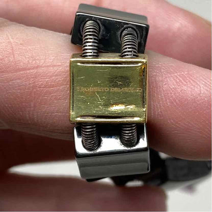 Pre-Owned Roberto Demeqlio Black Ceramic Designer Jewelry