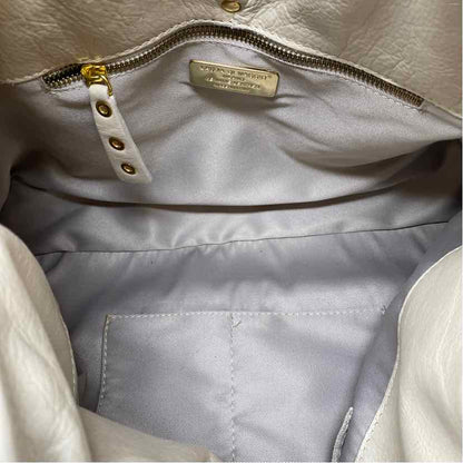 Pre-Owned Laura Di Maggio Cream Multi Leather Handbag