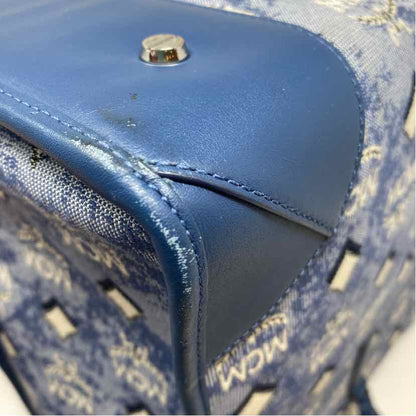 Pre-Owned MCM Denim Canvas Designer Handbag