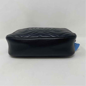 Pre-Owned Gucci Black Leather Designer Handbag