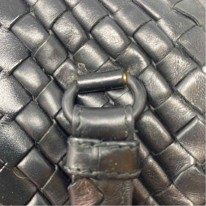 Pre-Owned Bottega Veneta Black Leather Designer Handbag