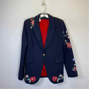 Pre-Owned Size M ZARA Navy Floral Jacket