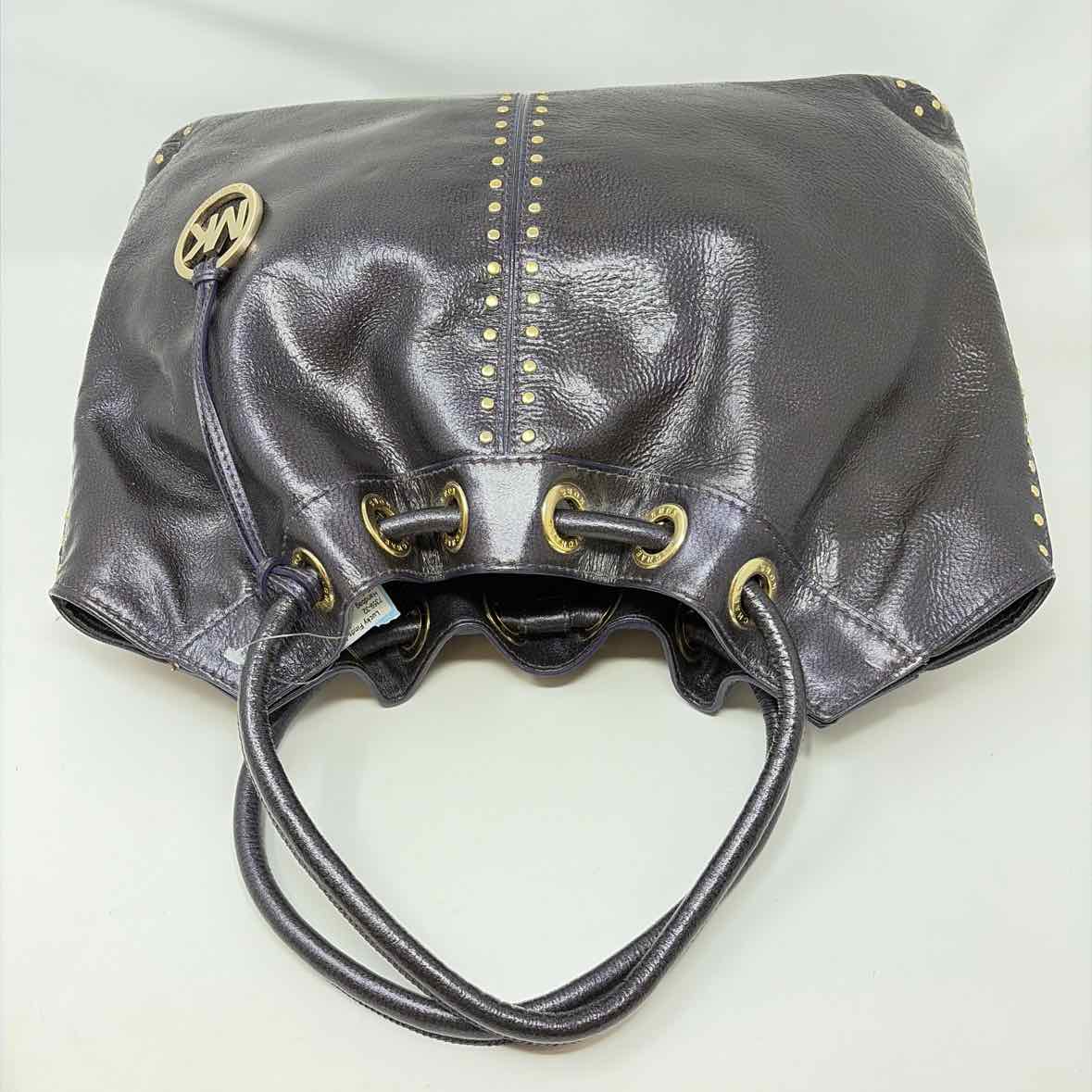 Pre-Owned Michael Kors Plum Leather Handbag