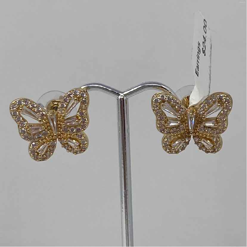 Gold Metal Earrings