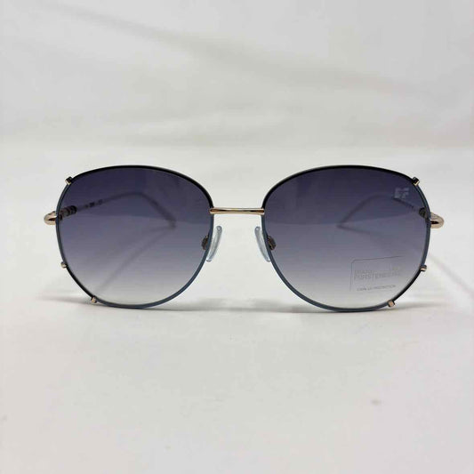Pre-Owned Diane Von Furstenberg Blue/White Sunglasses