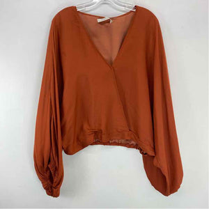 Pre-Owned Size L Mustard Seed Orange Top