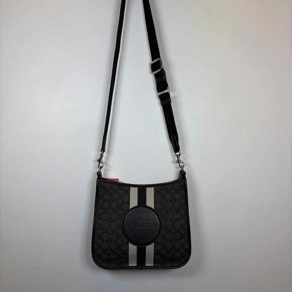 Pre-Owned Coach Black Multi Fabric Handbag