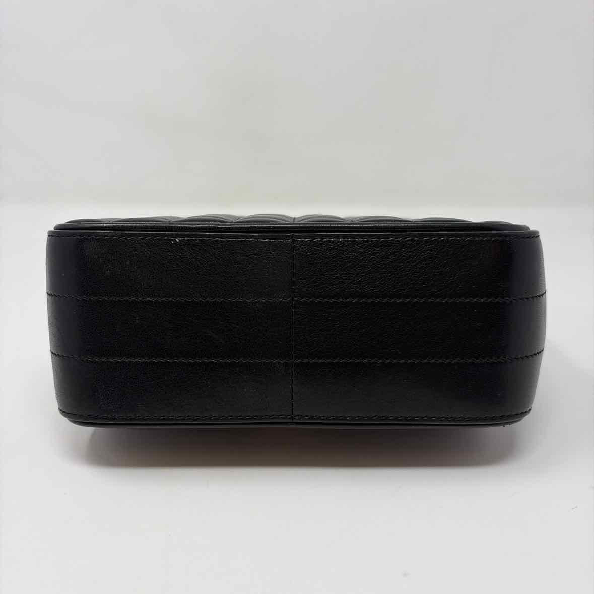 Pre-Owned Saint Laurent Black Leather Designer Handbag