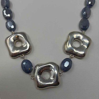 Pre-Owned Simon Sebbag Designs Blue Beaded Necklace