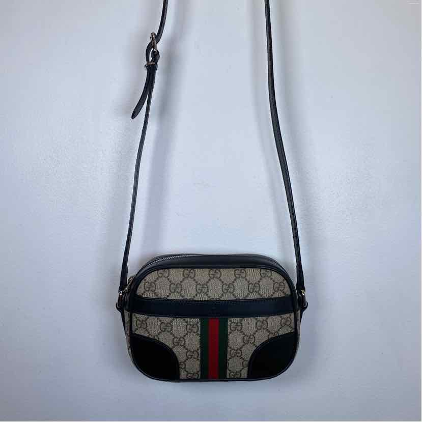 Pre-Owned Gucci Monogram Canvas Designer Handbag