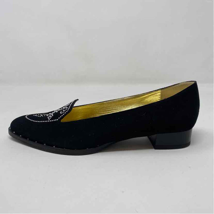 Pre-Owned Shoe Size 8.5 Azuree Black Loafer