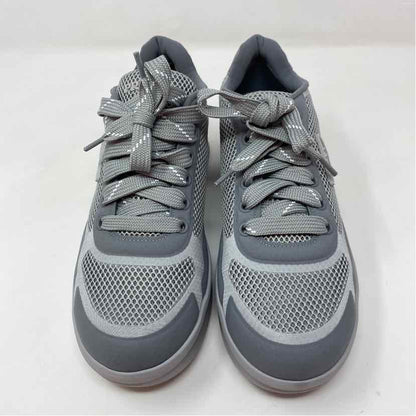 Pre-Owned Prada Grey Fabric Shoe Size 7.5 Designer Shoes