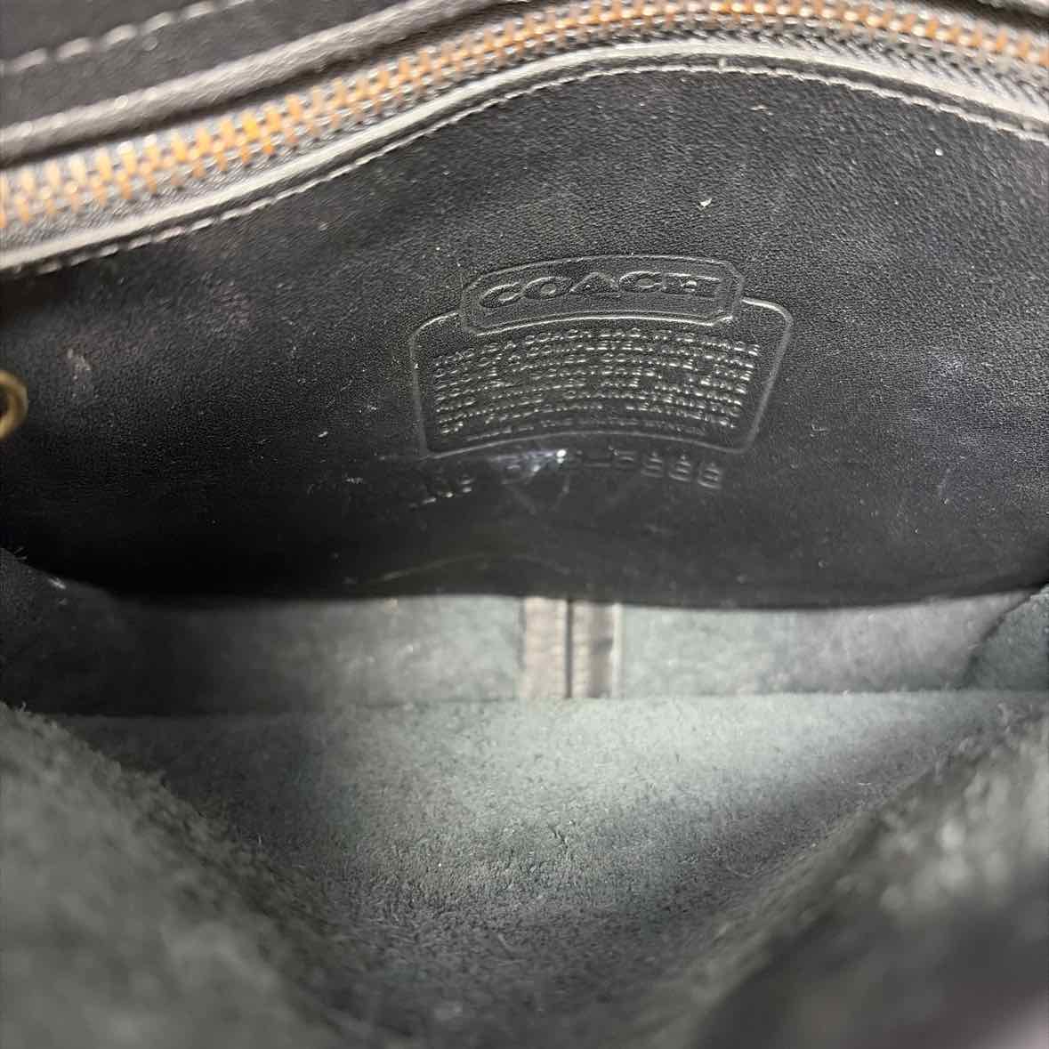 Pre-Owned Coach Black Leather Handbag