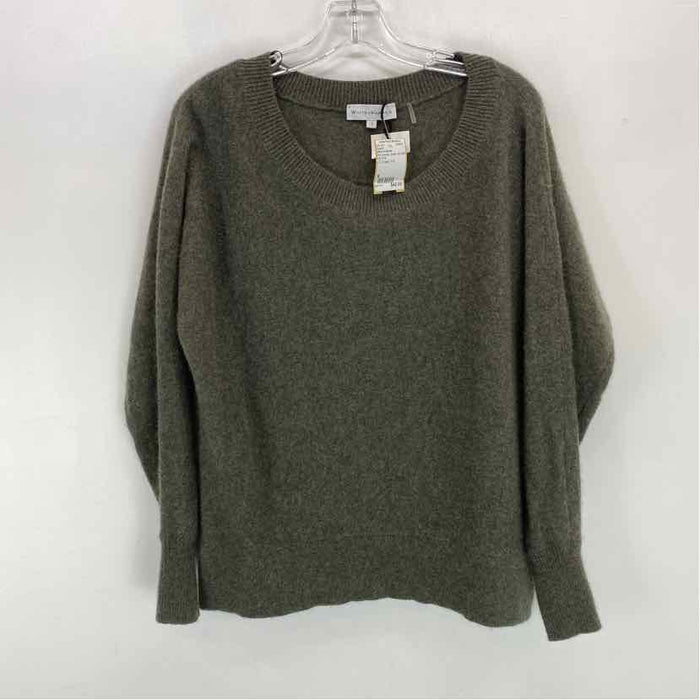 Pre-Owned Size S White & Warren Green Sweater