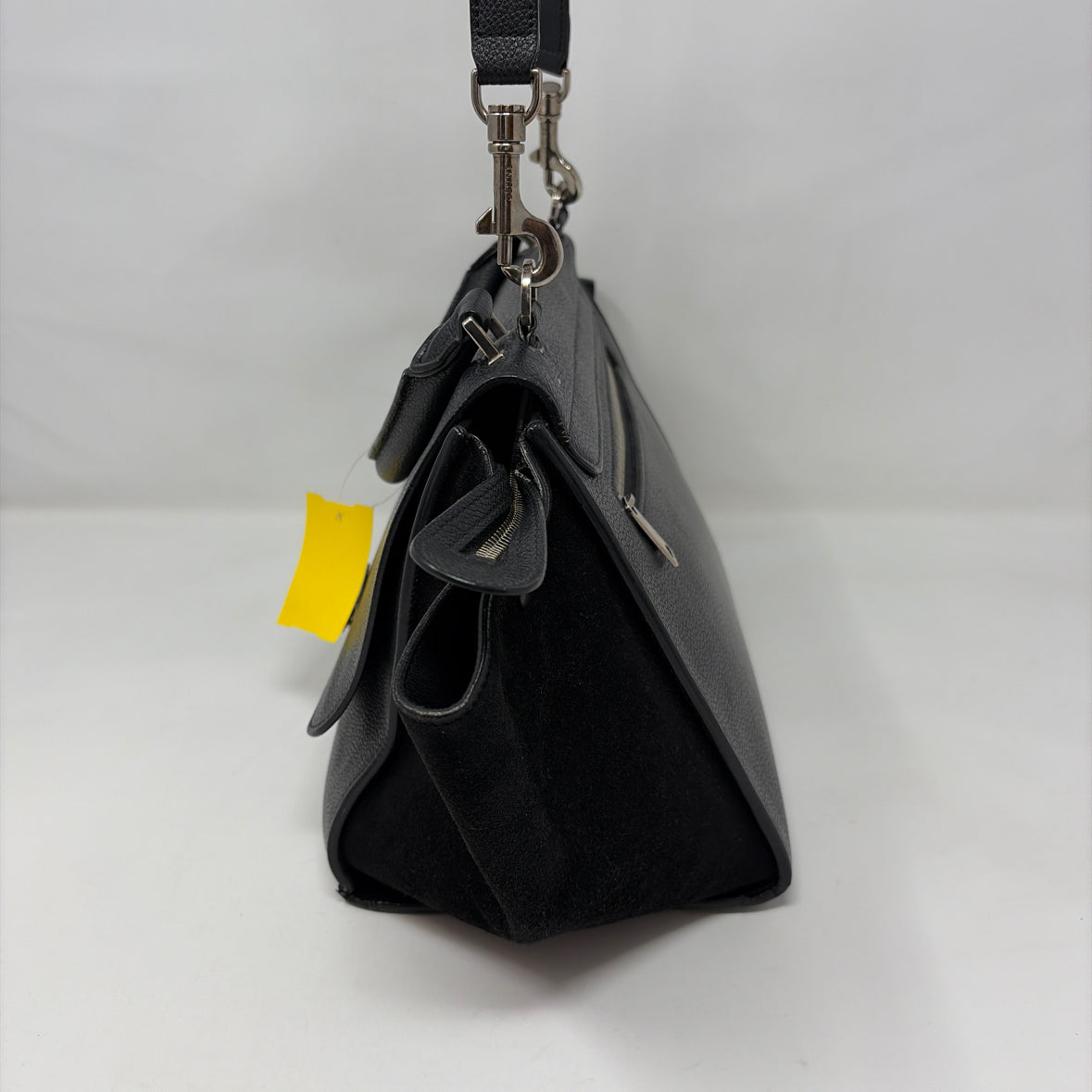 Pre-Owned Celine Black Leather Designer Handbag