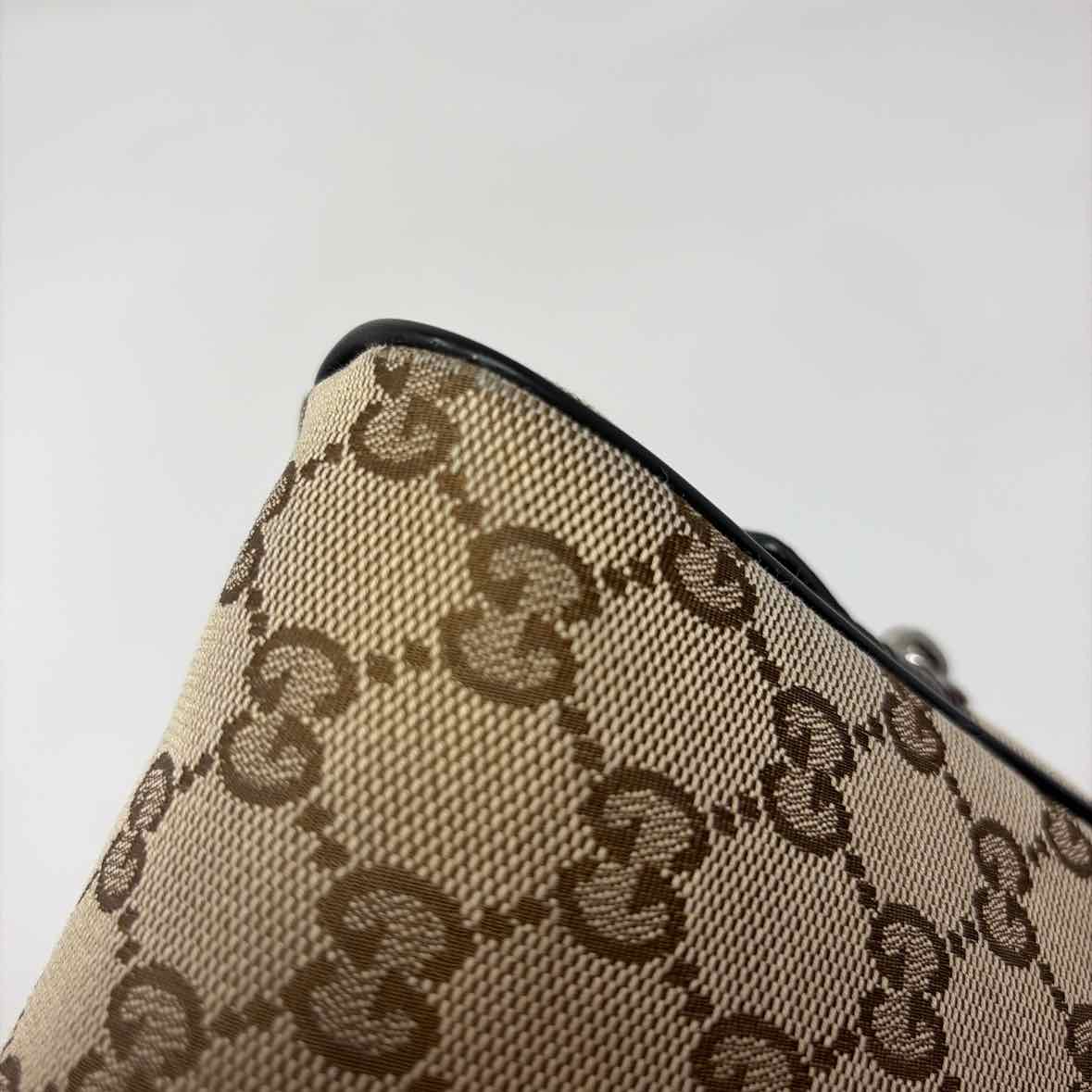 Pre-Owned Gucci Monogram Canvas Designer Handbag