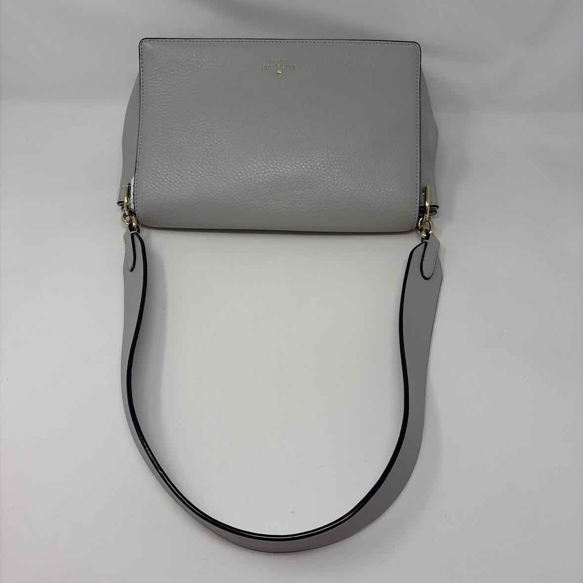 Pre-Owned Kate Spade Gray Leather Handbag
