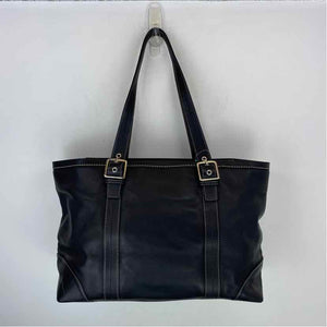 Pre-Owned Coach Black Leather Handbag