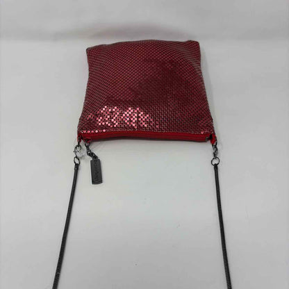 Pre-Owned Whiting & Davis Red Metal Handbag