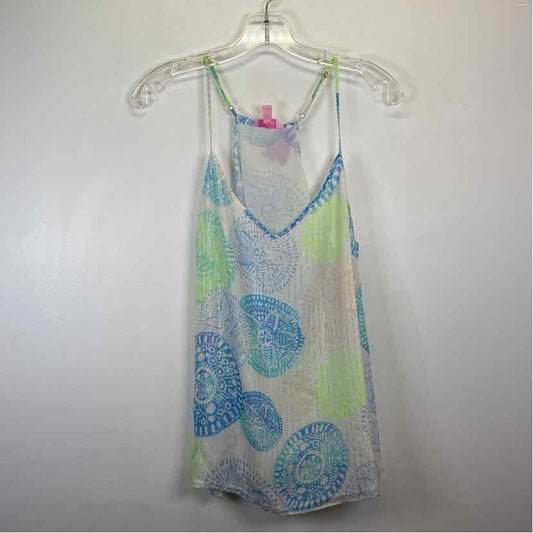 Pre-Owned Size XL Lilly Pulitzer Blue Multi Top
