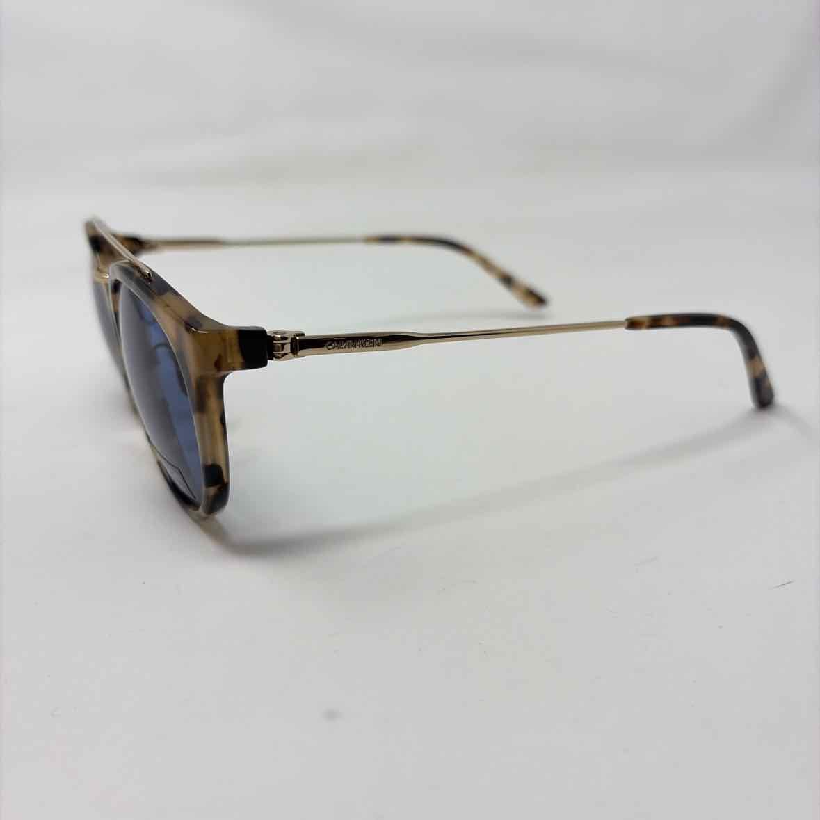 Pre-Owned Calvin Klein Tortoise Wire Sunglasses