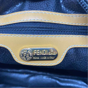 Pre-Owned Fendi Check Canvas Designer Handbag
