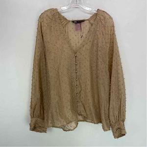 Pre-Owned Size XL ZARA Beige Top