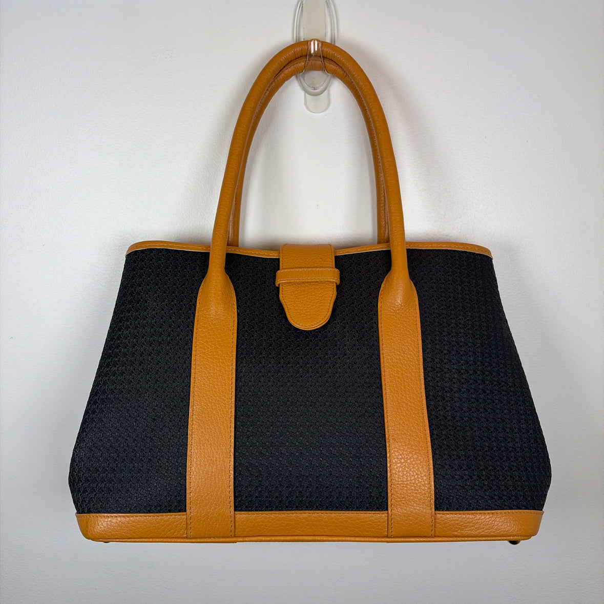 Pre-Owned Clorinda Antinori Navy Woven Handbag