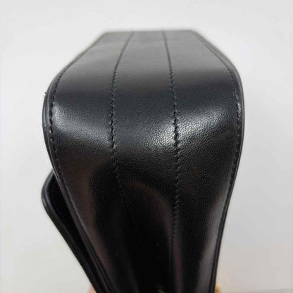 Pre-Owned Saint Laurent Black Leather Designer Handbag